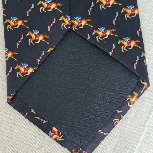 🐎Equestrian Museum Artifacts Tie  Horse Pattern - Picture 7 of 8